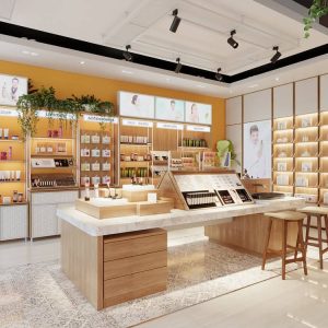 Thiết kế - thi công shop mỹ phẩm
