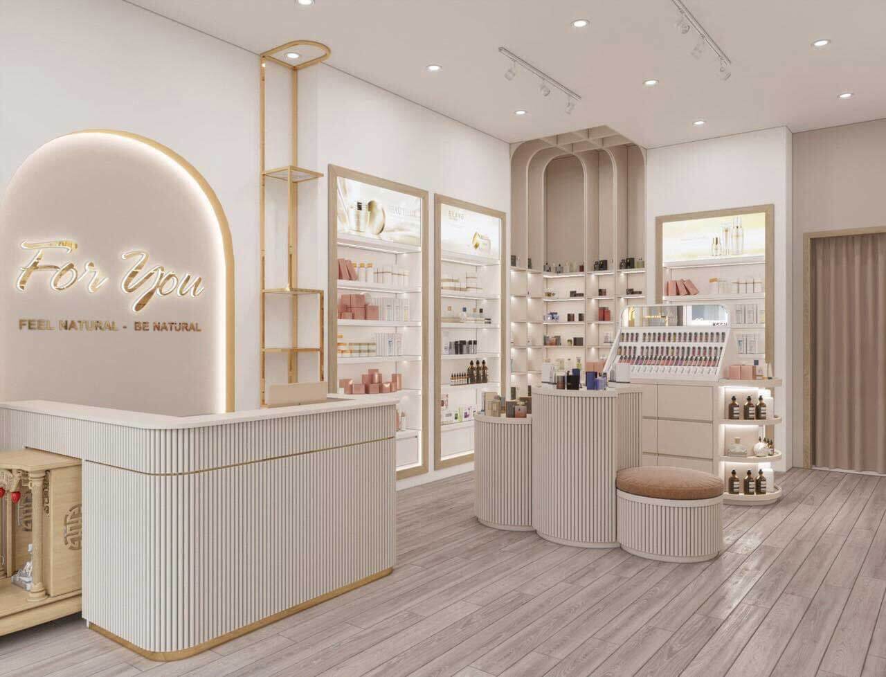 Thiết kế - thi công shop mỹ phẩm - Ảnh 2