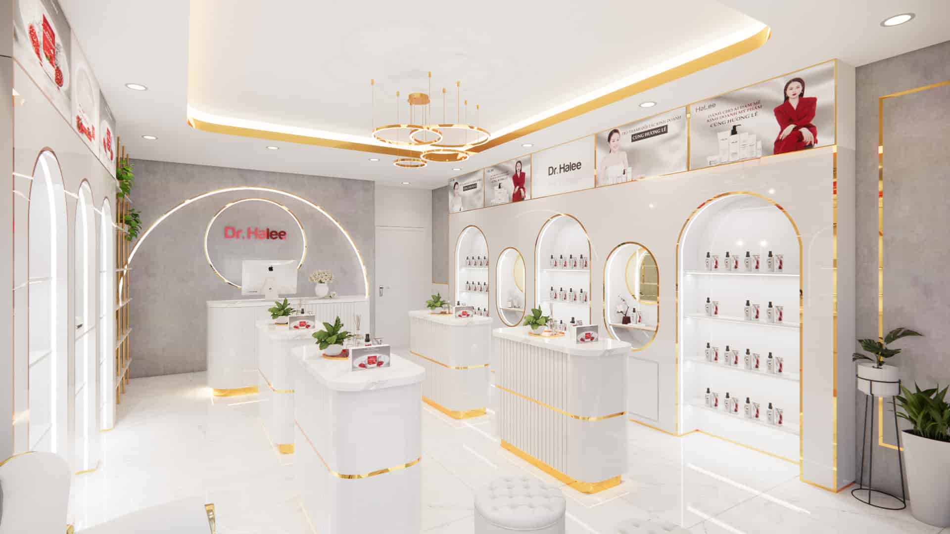 Thiết kế - thi công shop mỹ phẩm - Ảnh 3