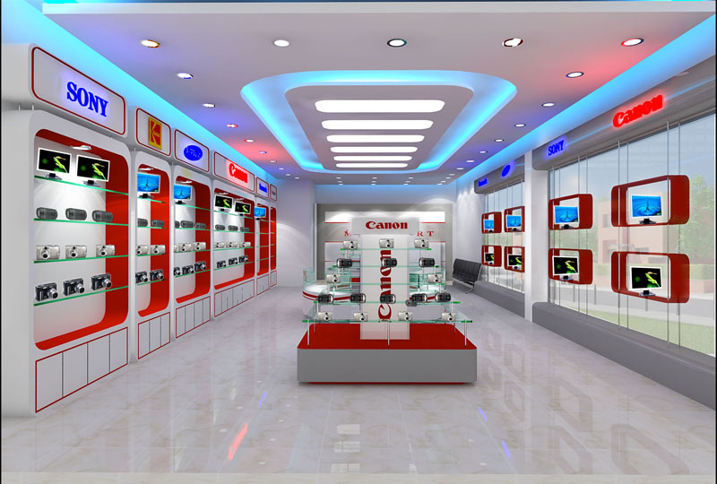 Thiết kế - Thi công showroom máy tính điện thoại - Ảnh 3