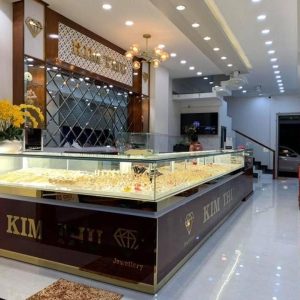 Thiết kế - Thi công tiệm vàng, bạc, trang sức